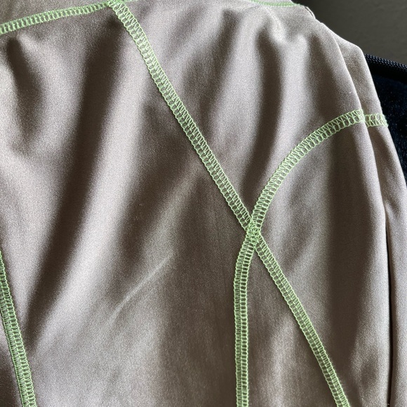 Out from under shiny leggings - Picture 3 of 5